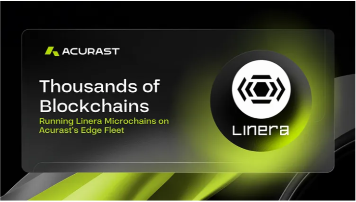 golbin43's tweet image. Big news: @acurast × @linera_io are teaming up to run Linera’s Rust/WASM microchains on Acurast’s global edge fleet. Thousands of secure microchains for DePIN-scale apps, right at the edge. Let’s build.
#DePIN #Microchains #WASM #EdgeCompute #Web3
