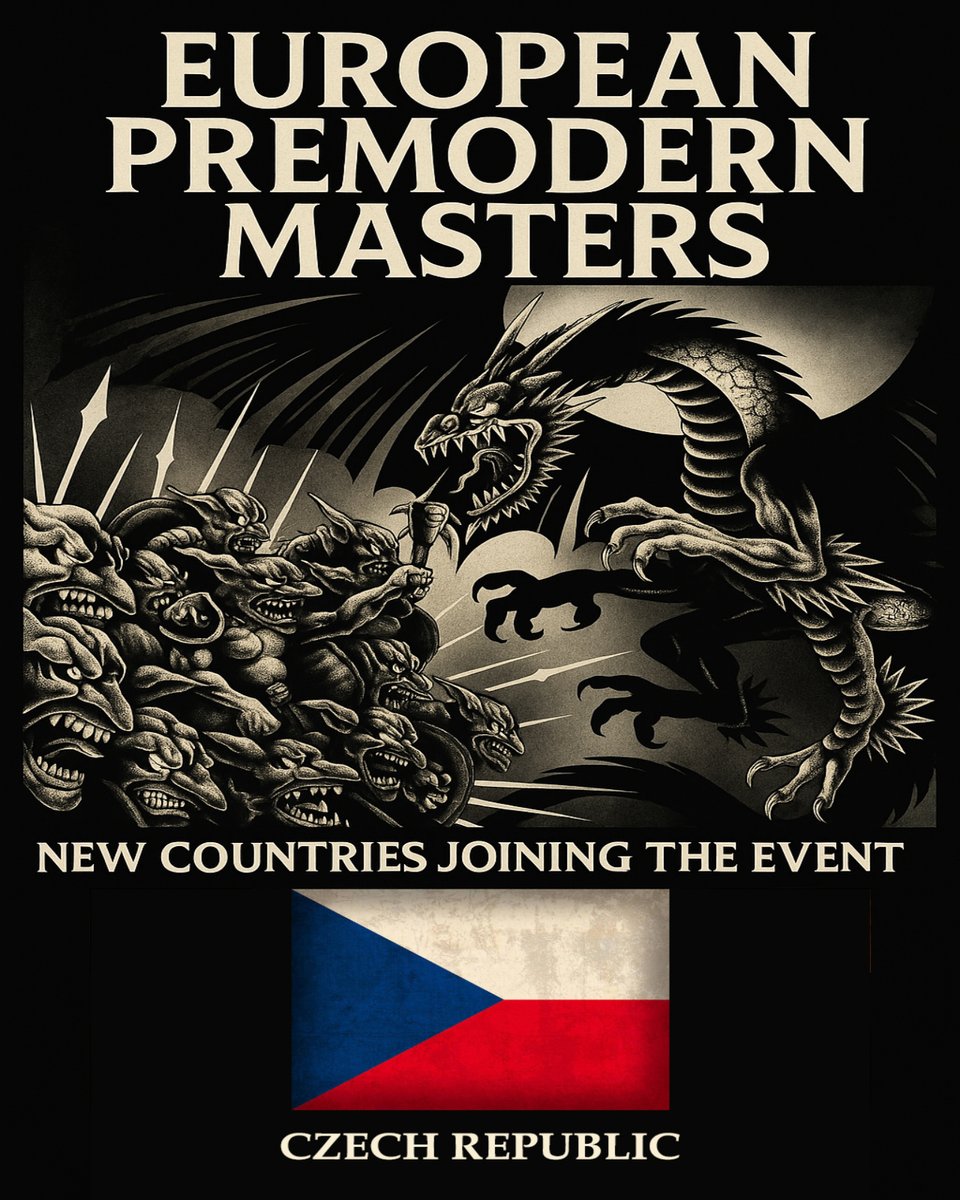 Get ready - Czech Republic is officially part of the European Premodern Masters Championship! 🏆
The action kicks off in 2026, and only the best Premodern players in Europe will make it.

Qualifiers start late 2025 — your road to glory begins soon! 🧙‍♂️✨

#PremodernMasters  #EPM