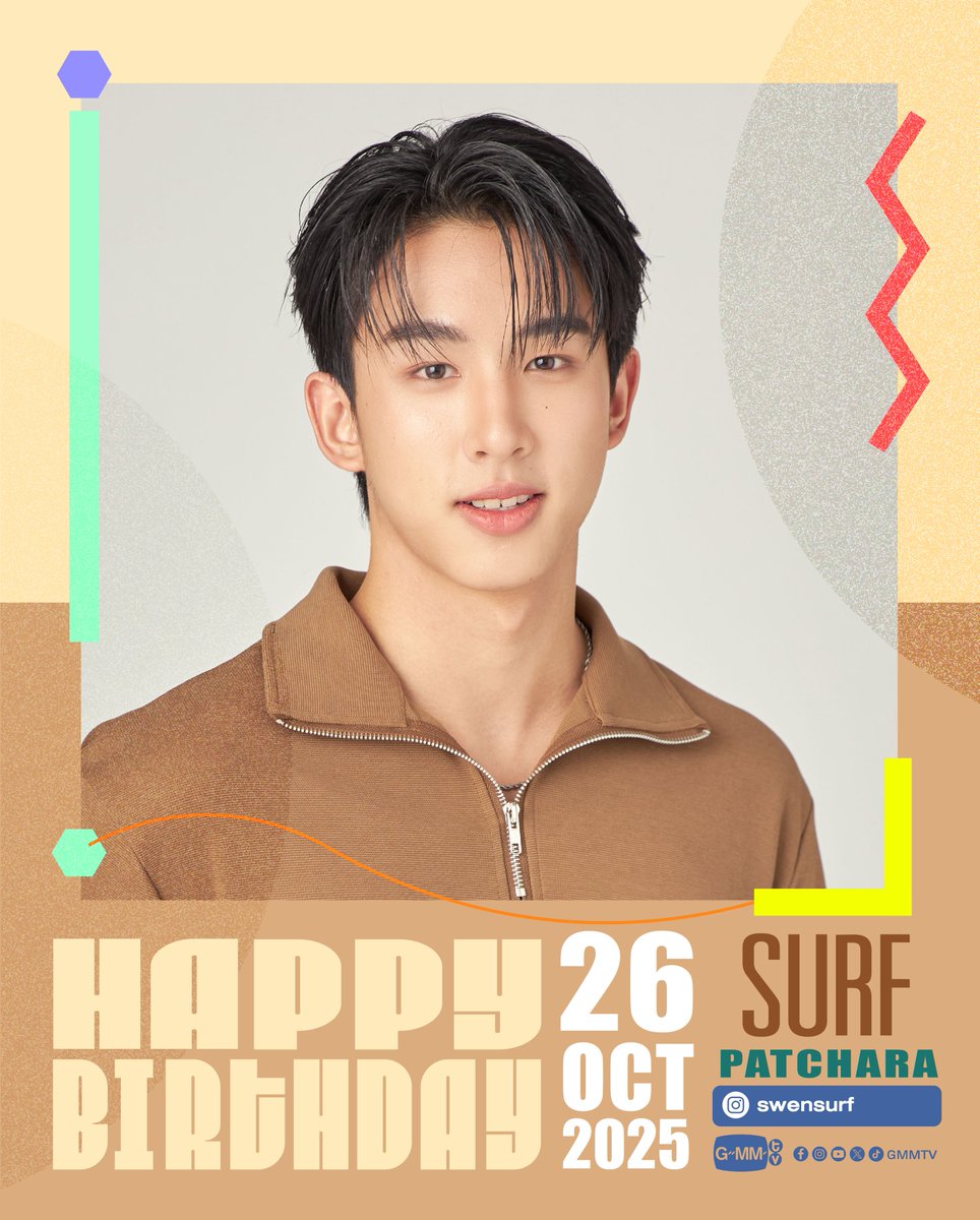 Happy Birthday Day to Surf

#GMMTV
<a href="/swensurf/">swensurf</a>