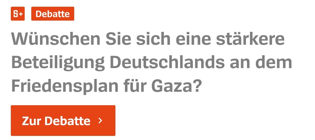 womöglich endet das Gemetzel bald, aber was soll man davon halten, wenn für Deutschland dabei keine "Beteiligung" rausspringt