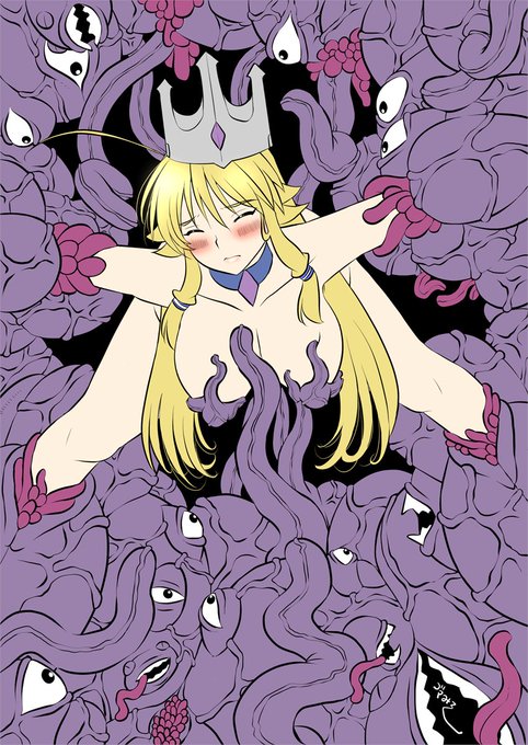 前屈みに拘束されひたすら愛撫されまくるアンドゥルメダ・・・