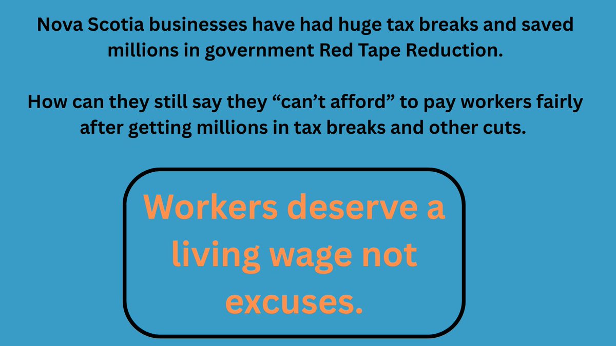 Nova Scotia Federation of Labour tweet media