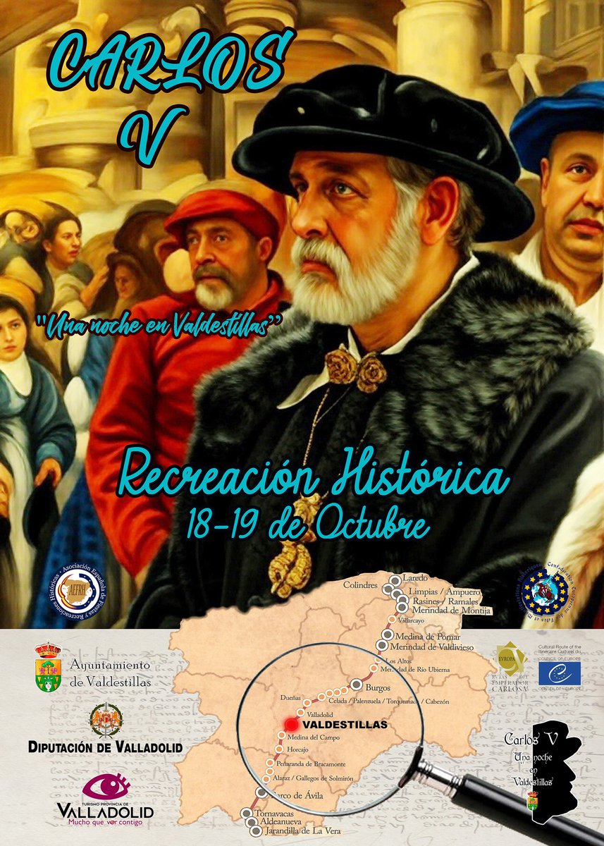Una noche en Valdestillas. La localidad recuerda a Carlos V el 18 y 19 de octubre mascastillayleon.com/2025/10/06/una…