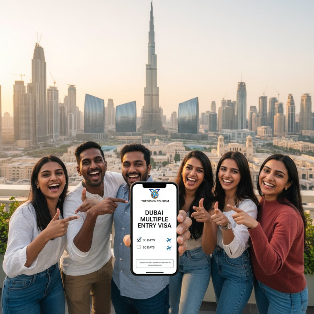 TopVisionTouris's tweet image. New Flexibility: 30 &amp;amp; 60-Day Multiple Entry Visas for UAE
For frequent short-term visitors, the UAE now offers excellent flexibility with its 30-day and 60-day multiple-entry visit visas. This streamlines travel for business and tourism,...
#UAEVisa #DubaiVisa #MultipleEntry