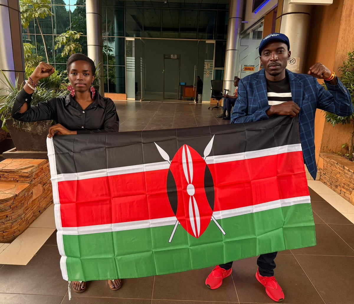 Earlier today, we joined the lawyers <a href="/TumusiimeKato/">Adv Tumusiime</a>  and <a href="/kiizaeron/">KIIZA ERON</a> at the high Court for Bob Njagi &amp; Nicholas Oyoo's Habeas Corpus, the Ugandan Gov't is responsible for their abduction and must produce them whether alive or dead.
#StopAbductionsEA
#FreeThemAll 
#SolidarityEA
