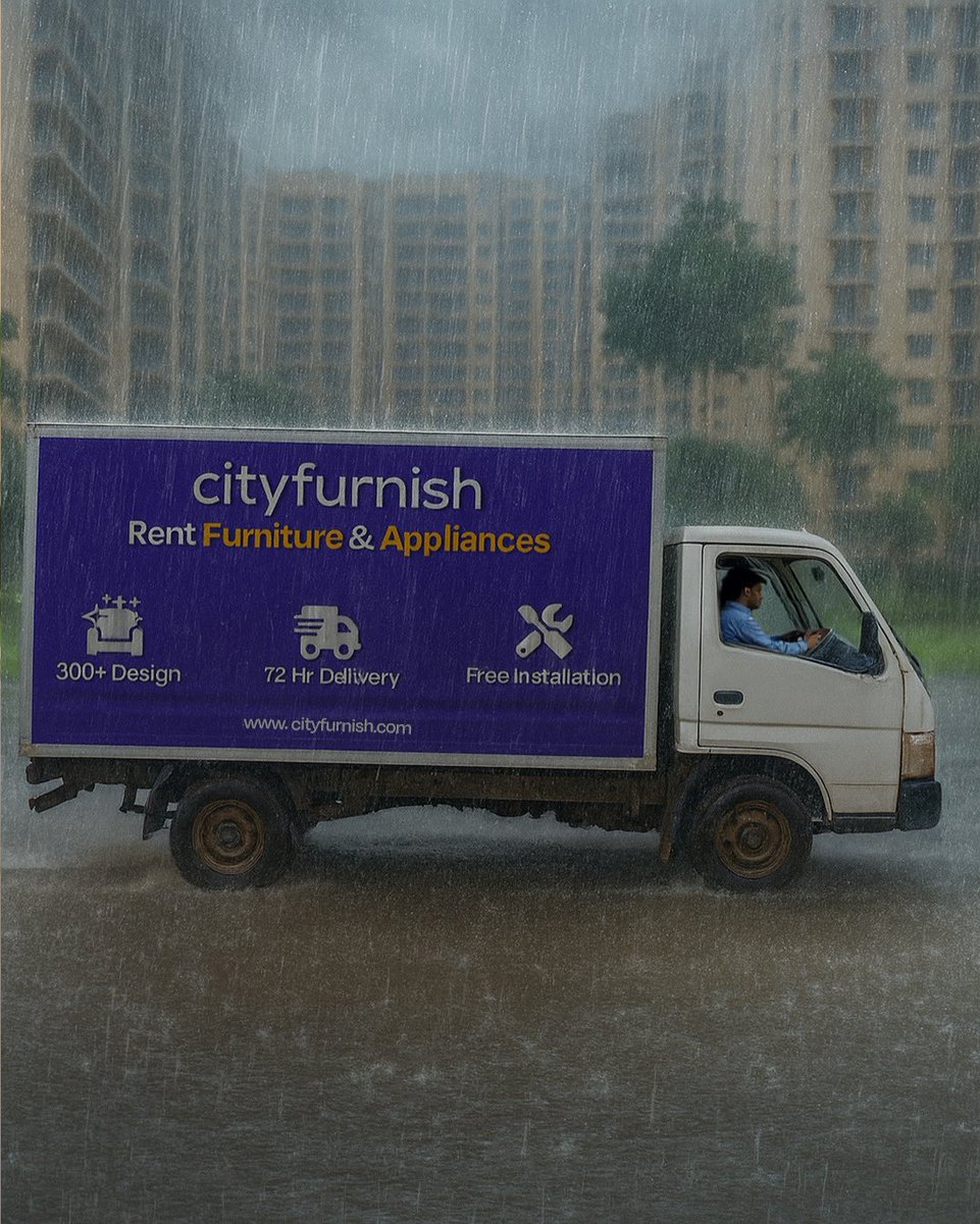 Rain can’t stop us, and neither can storms! 🚚✨ Cityfurnish delivers comfort, style, and convenience straight to your doorstep come rain or shine💜

#Cityfurnish #MadeInIndia #UrbanLiving #DesignForLife #โหนกระแส #GMMTVFANIVALxPerthSanta #GMMTVFANIVAL #dissolution