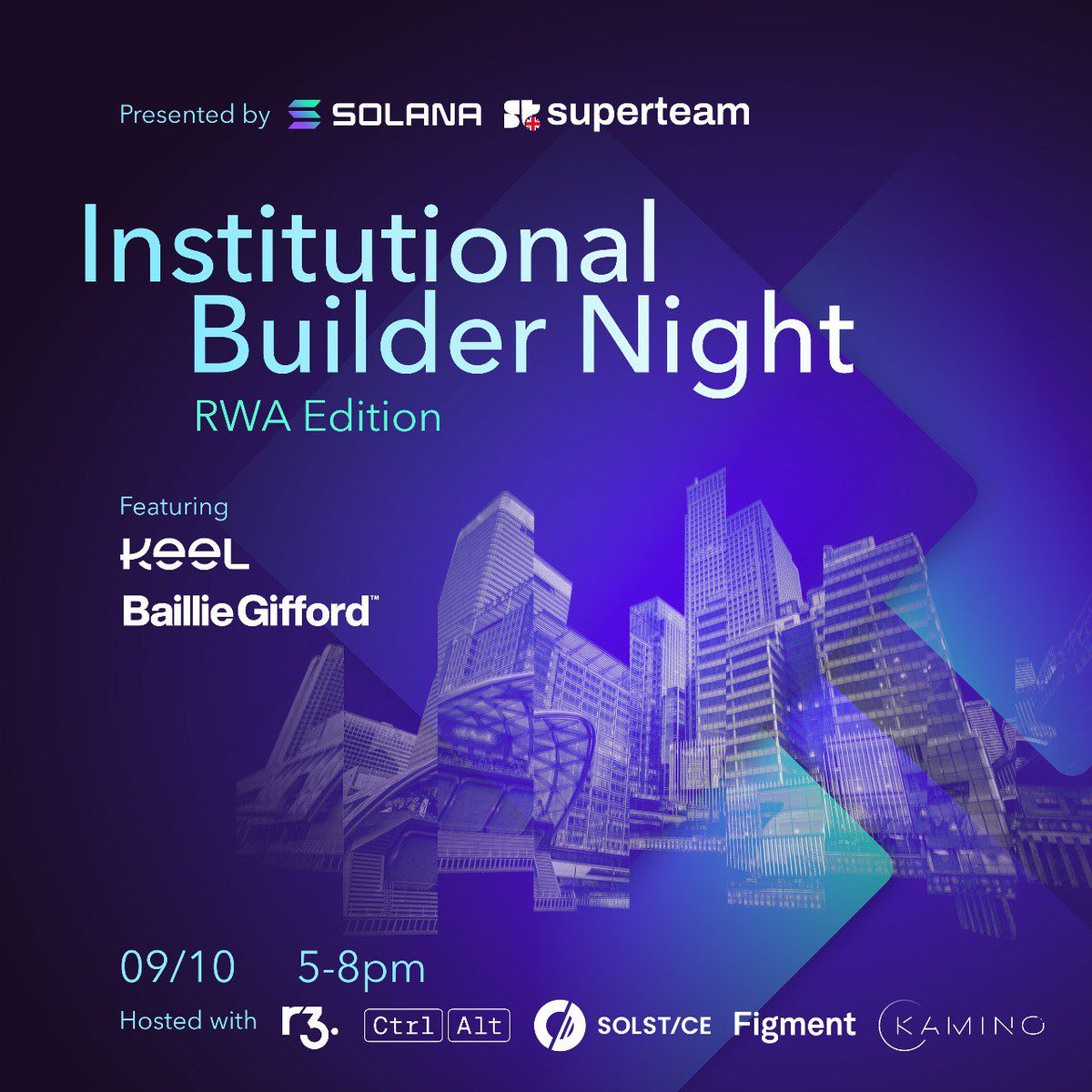 Join <a href="/SuperteamUK/">Superteam UK</a> for a night focused on RWAs

October 9, from 5-8pm

London