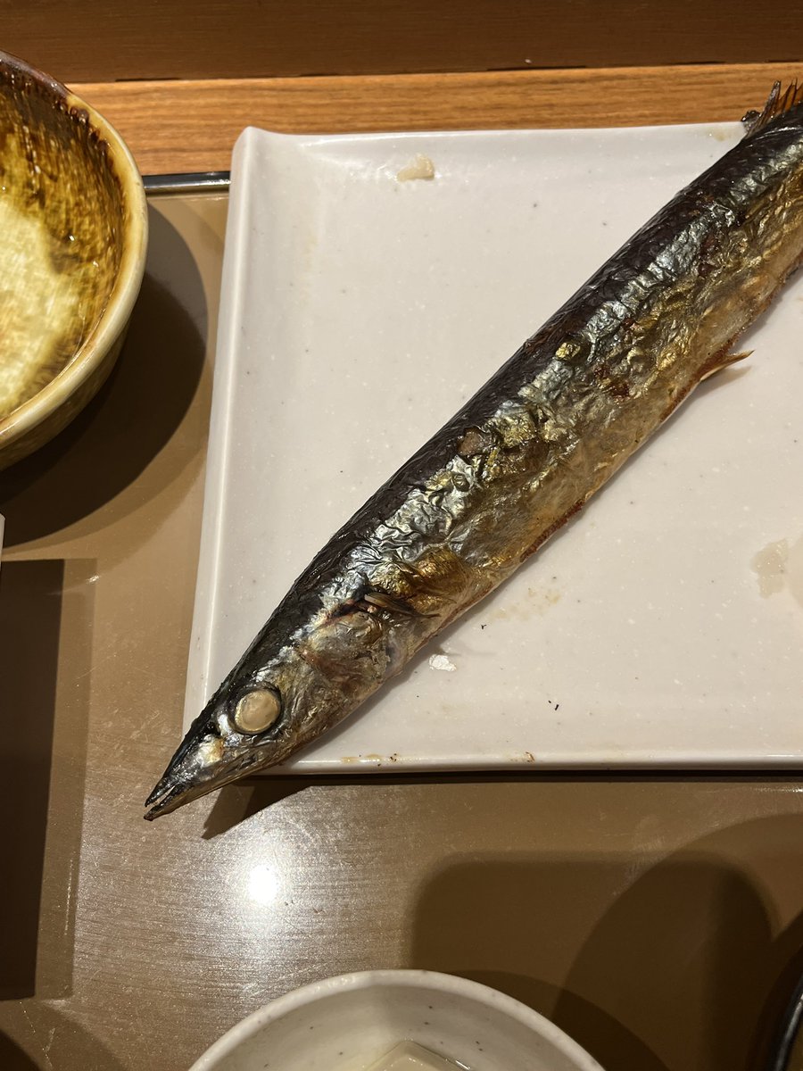 お腹ぺこぺこ、、
やよい軒に秋刀魚いました☺️☺️