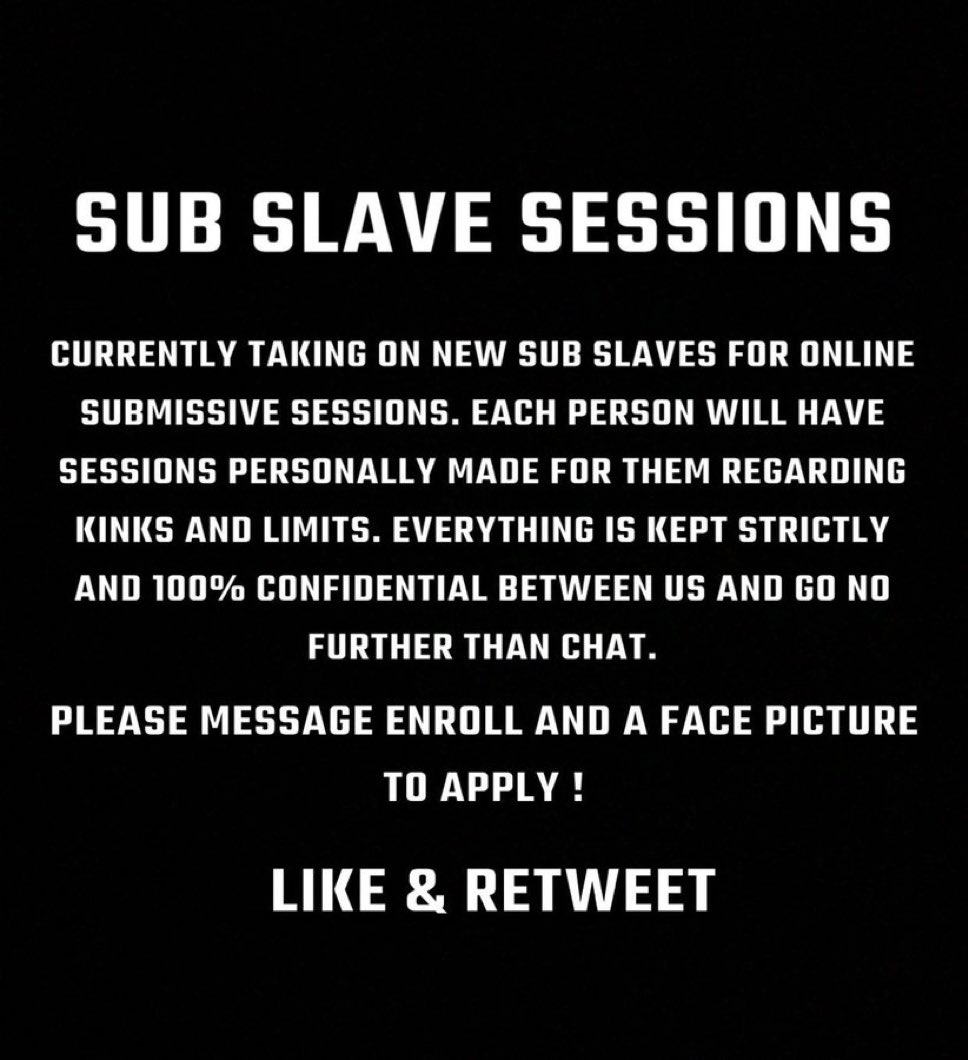 Applications OPEN 🐷💦