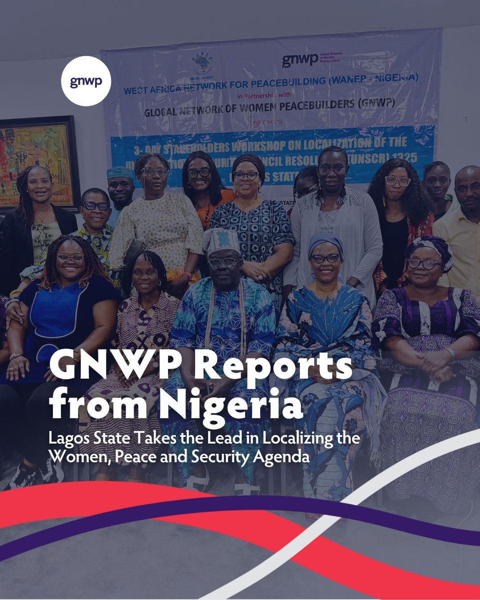 gnwp_gnwp's tweet image. Nigeria🇳🇬 is taking the lead in localizing the #WPS Agenda
From multi-stakeholder workshops to actionable strategies, discover how GNWP🟣 and @WANEPNigeria are advancing women’s meaningful participation in peace and security.
Read the #GNWPReports ➡️ bit.ly/46S1MuD