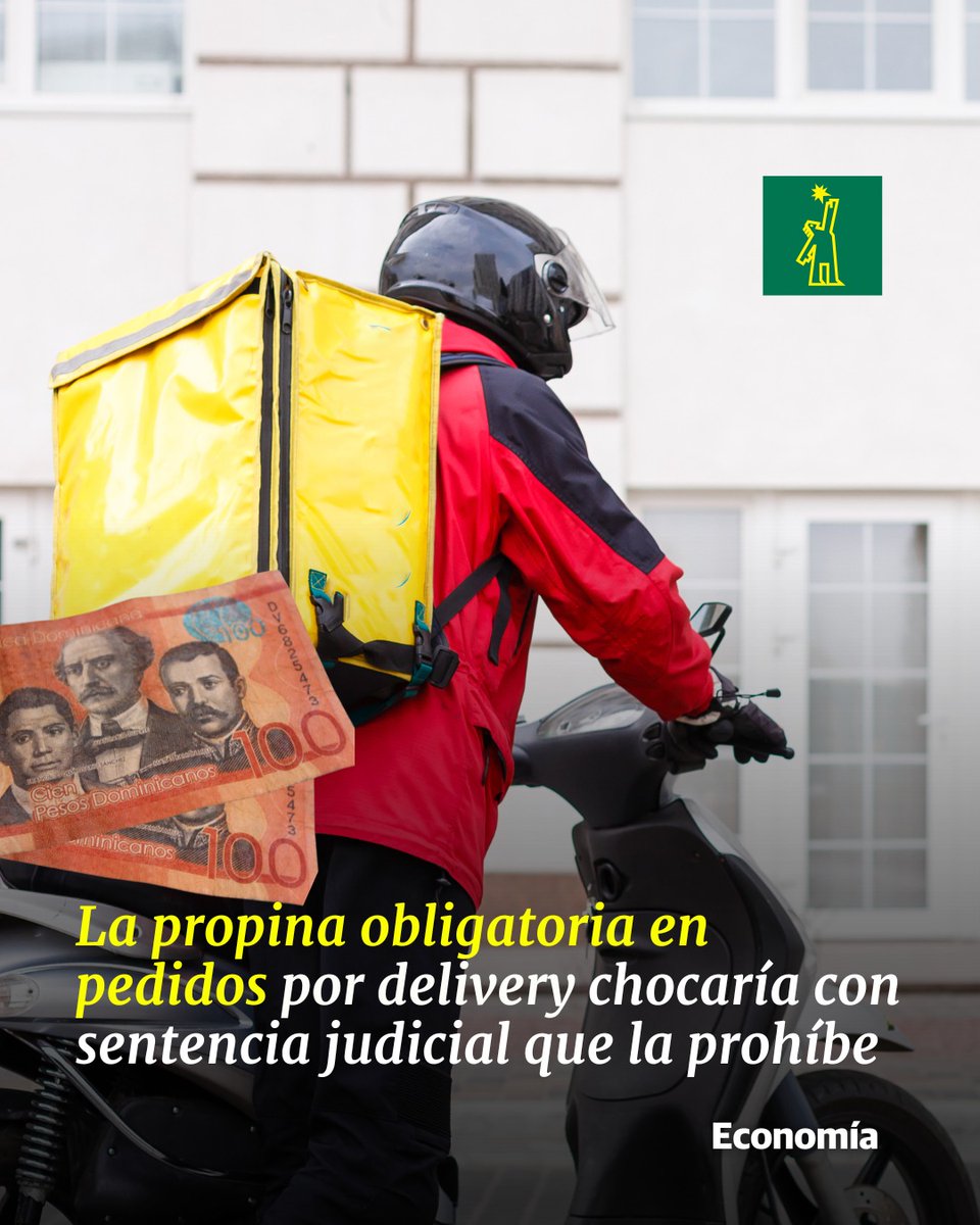 DiarioLibre's tweet photo. 🗳 |#PolíticaDL| Los legisladores vaticinan que el aspecto de la propina legal para deliverys sería modificado en la reforma laboral
🔗https://t.co/XqMIU3G71A
#DiarioLibre #Propina #SentenciaJudicial #Deliverys https://t.co/tAC7DtQW7D