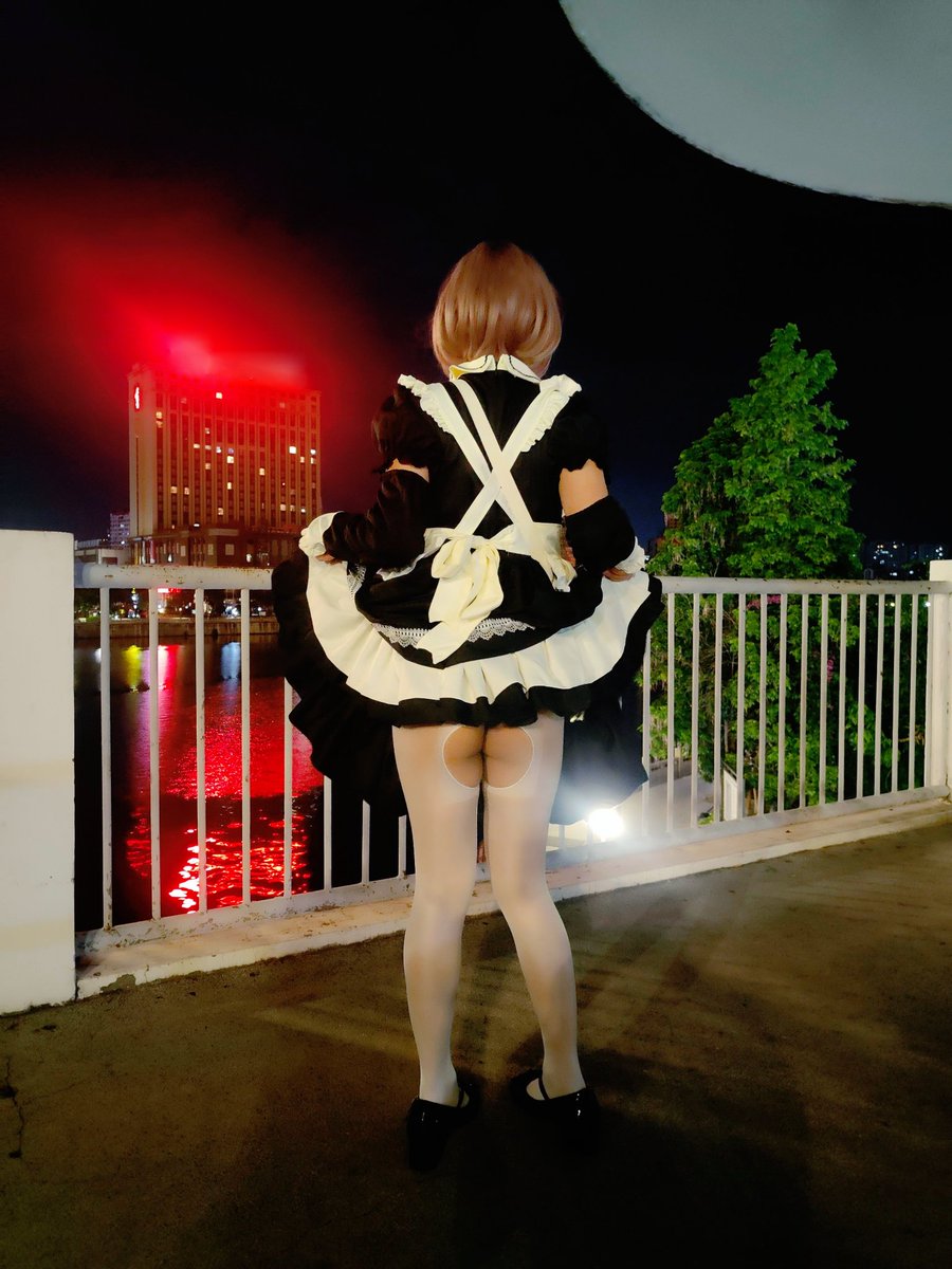中秋节快乐～(∠・ω< )狗修金sama
#女仆 #男娘 #sissy #伪娘 #雌堕 #露出