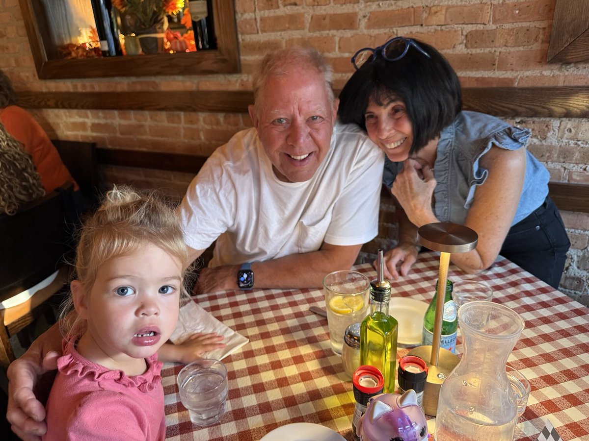 Nice dinner with ….Grand daughter .