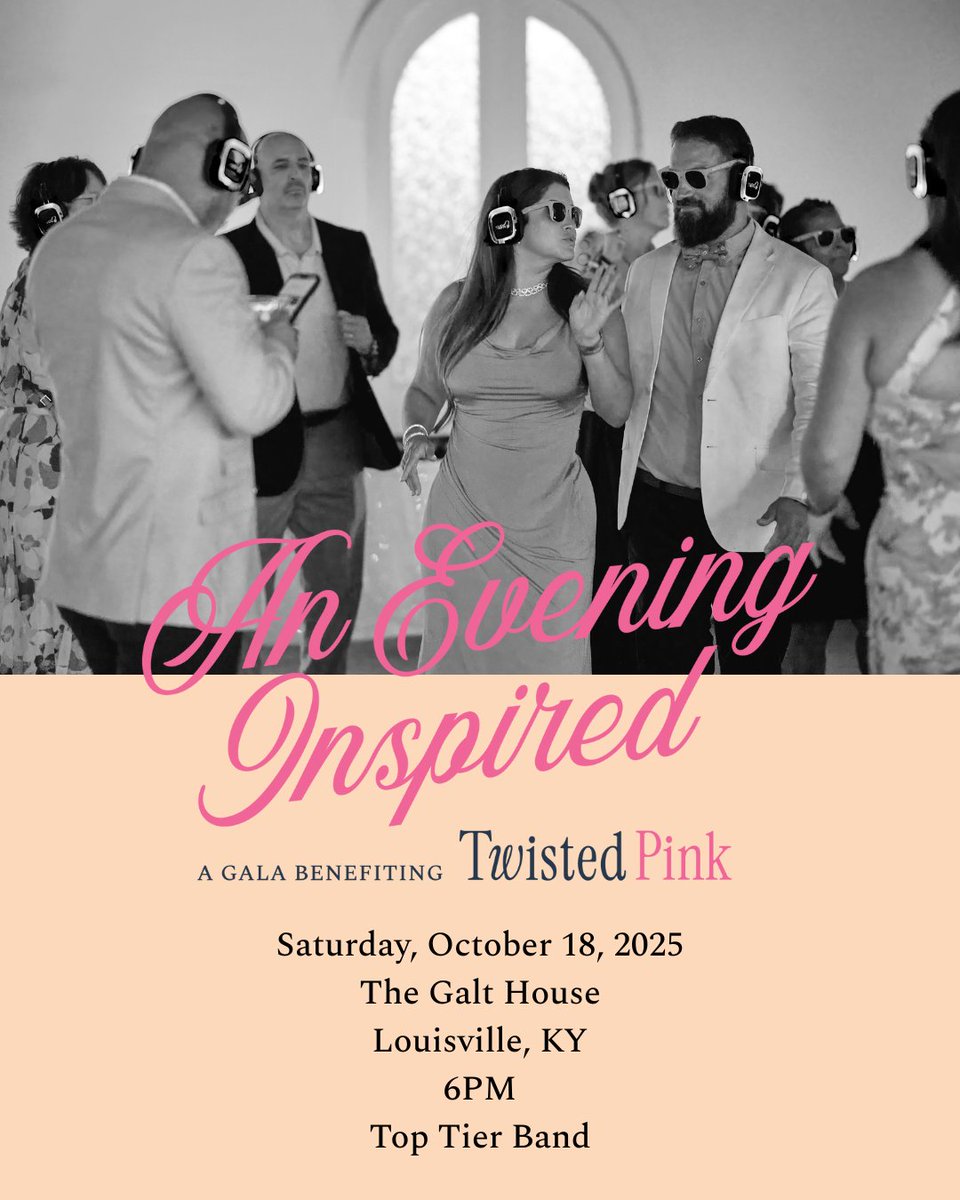 twistedpinkorg's tweet image. This is the last week to purchase tickets to attend the Twisted Pink Gala on October 18, 2025!  Get your tickets today at loom.ly/GJDLYAg  Our amazing silent auction will be live r bidding onThursday!