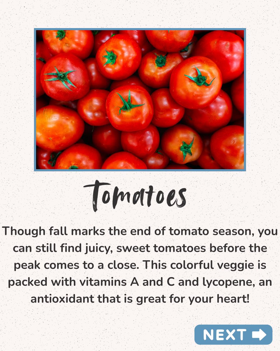 EatRightPhl_DRX's tweet image. October is a great month to visit your local farmers market! Keep reading to see some delicious seasonal picks. #EatRightPhilly #SnapEd #SnapEdWorks #BeHealthyPA #FallProduce