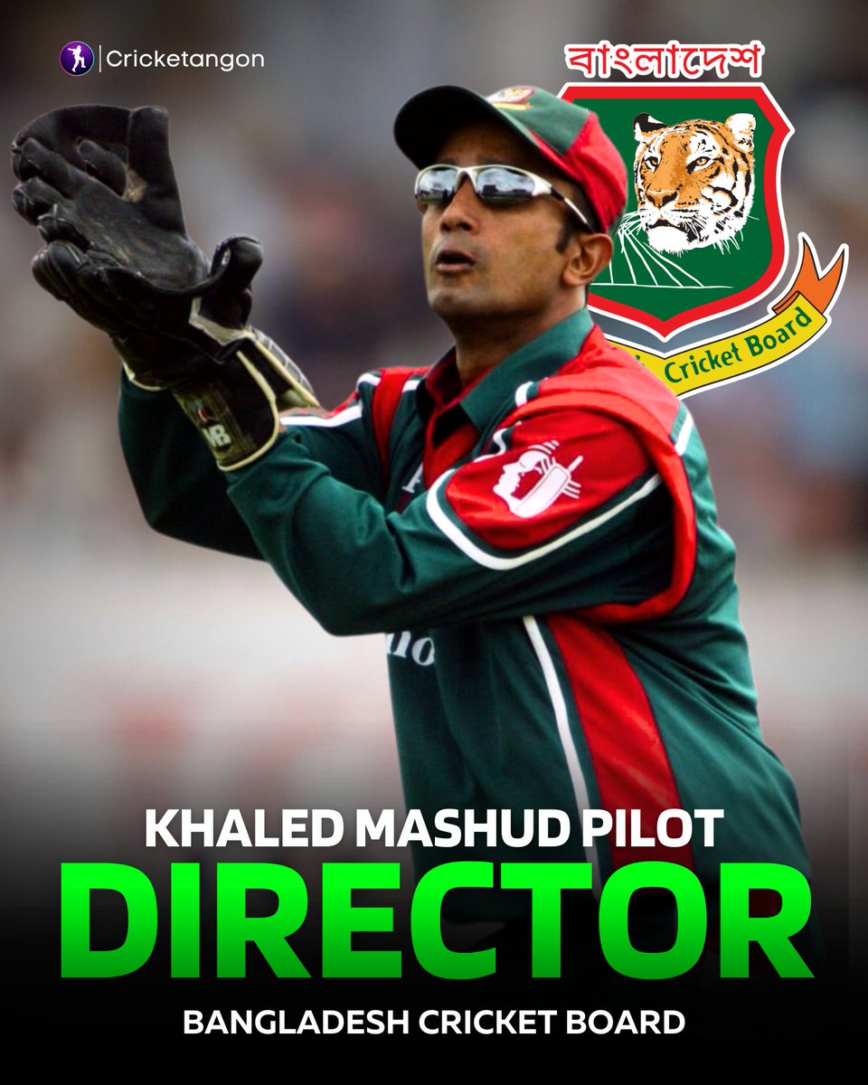 cricketangon's tweet photo. The young, chirping wicketkeeper (annoying to the batters) who played a vital role in shaping 🇧🇩-cricket is now, a director of the Bangladesh Cricket Board.
Congratulations, Khaled Mashud Pilot. ✨
#BCB #BCBElections #fblifestyle https://t.co/wz4ZKgwFwN