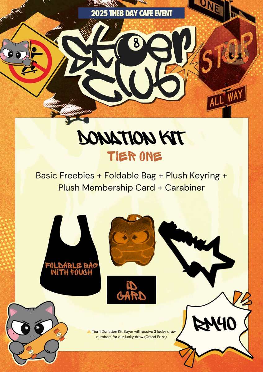 madebyteamsvt's tweet photo. 🎱 DONATION KIT

We don’t just ride together. We build the BEST club together 🛹💪

#SK8ERCLUB is calling for your support to make our event a success! 

Our donation kits are up for grabs! Limited quantities!🎱⭐️

🔗 https://t.co/v0dGGjLKzN

#SK8ERCLUBMY #MeluncurSK8ER https://t.co/kM9lJFwvrX