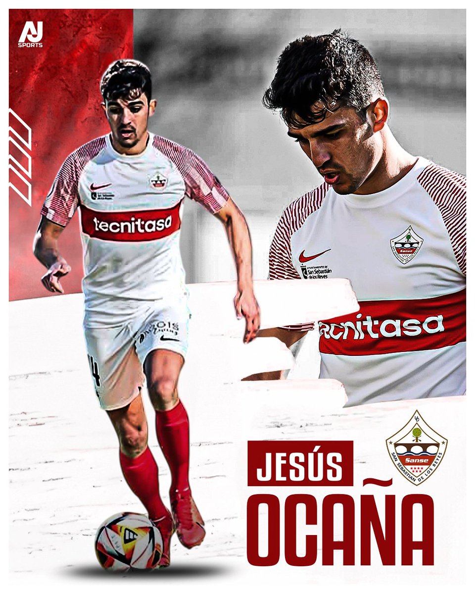 💥 ¡Una incorporación más!

Se trata de Jesús Ocaña, futbolista del Sanse. Lateral izquierdo que cuenta con una amplia trayectoria en Segunda RFEF, donde ya acumula más de 120 partidos. En su carrera ha pasado por las filas de Navalcarnero, Compostela, entre otros.

¡Bienvenido!