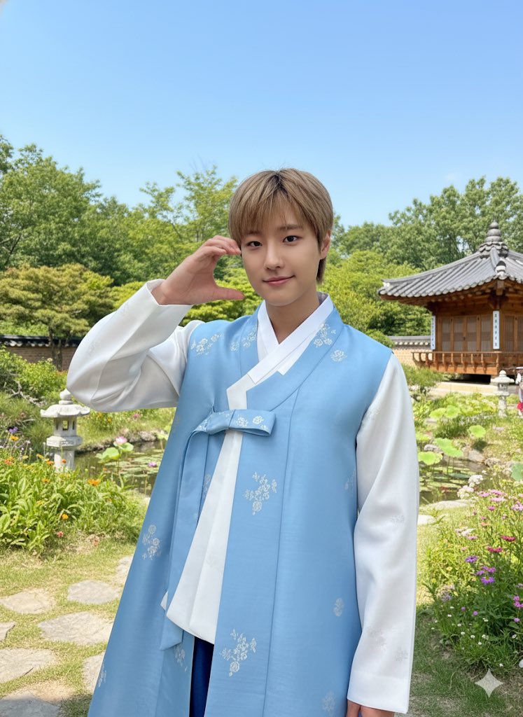 제미나이가 여니 예쁘게 한복 입혀줬길래 공유합니다‼️🫶🏻 다들 남은 연휴도 즐거운 추석 되시길☺️