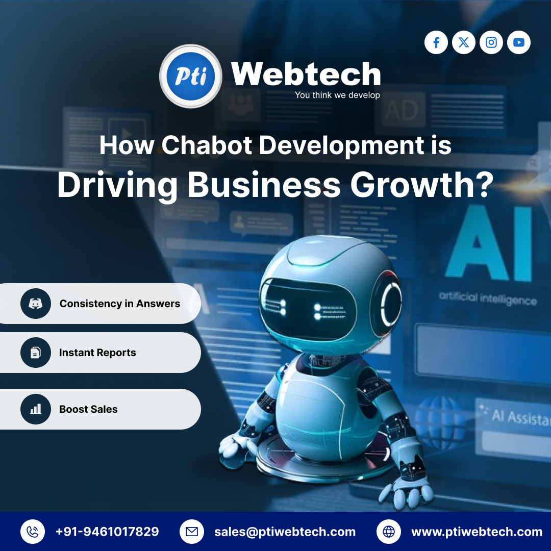 ptiwebtech's tweet image. By leveraging AI-powered conversational interfaces, companies are transforming the way they engage with customers, streamline operations, and drive revenue growth.
Visit Us - ptiwebtech.com/pages/hire-cha…
#AI #aichatbot #chatbot #BusinessTech