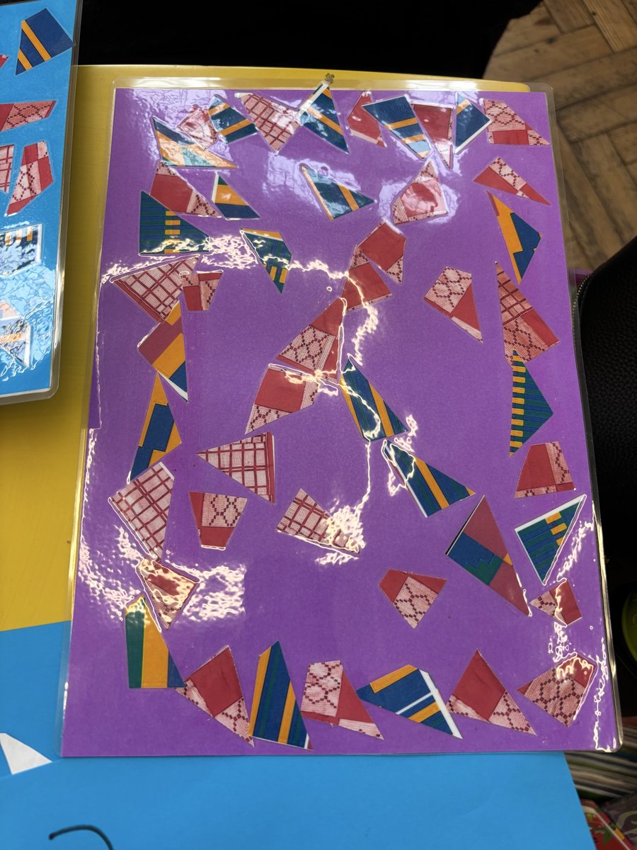GreenwichLibs's tweet image. We enjoyed a #BlackHistoryMonth inspired #Crafternoon at #PlumsteadLibrary last week! We made placemats using Kente cloth patterns in different colours and shapes! 🖍️ Join the fun every Wednesday from 3.30-4.30pm to make friends, borrow books + #Craft! 📚 #LoveYourLibrary