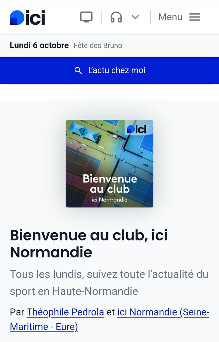 📻 1️⃣8️⃣h3️⃣0️⃣ dans l' émission radio "Bienvenue au club" d'  <a href="/ici_hnormandie/">ICI Normandie (Seine-Maritime - Eure)</a> , on parlera @FranceFloorball avec <a href="/RouenFloorball/">Rouen Floorball</a>  🤗 A écouter en Live sur :  francebleu.fr/radio/normandi…