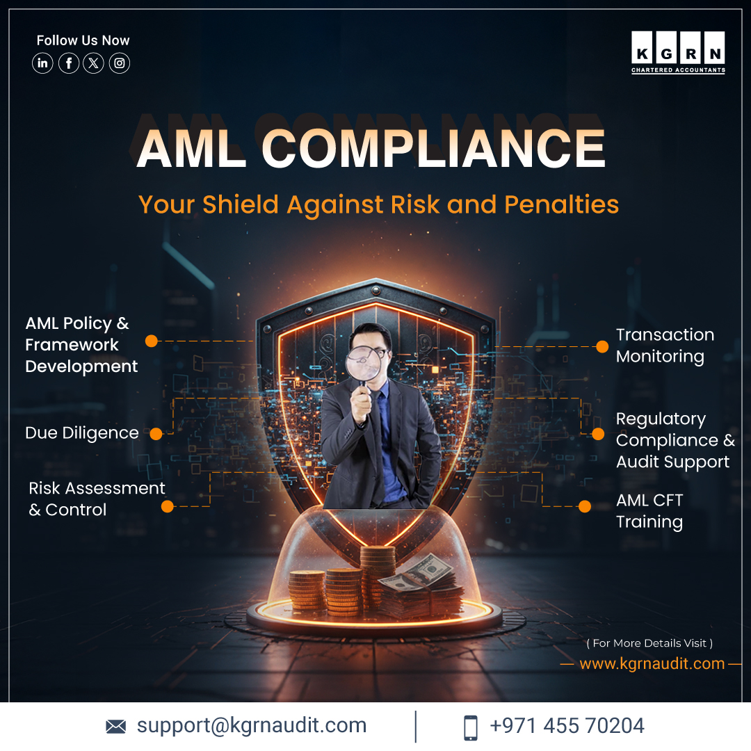 KGRNAccounting's tweet image. Compliance isn’t a choice — it’s a necessity.
KGRN helps safeguard your business with expert AML solutions that ensure transparency, control, and peace of mind.
#KGRN #AMLCompliance #AuditSupport #RiskControl #FinancialIntegrity