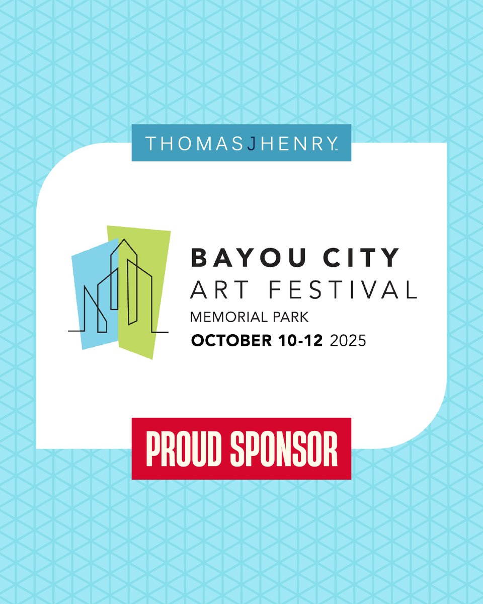 Get ready, Houston — we’re proud to be a sponsor of the Bayou City Art Festival! 🎨

Join us for a weekend of creativity at Memorial Park: stunning art, amazing featured artists like Jonah Ballard, food, photo ops, and more.

See you there!