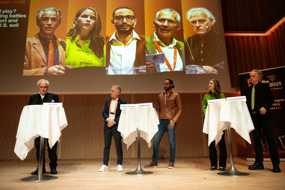 playthegame_org's tweet image. At #ptg2025 academics and human rights experts argued that the US is using sport to deflect domestic criticism and restrict dissent, urging stronger oversight and ethical standards❌
Read the article👇
playthegame.org/news/sportswas…