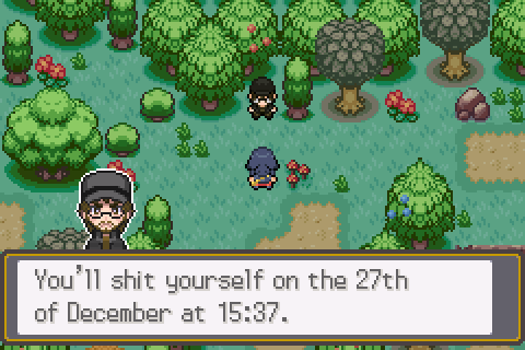 Paco_Scarso's tweet photo. I keep seeing people talk about Pokémon Odyssey on socials (which honestly makes me super happy), but it kills me how it always gets brought up for just two things:

- Being one of the best rom hacks ever made;
- This specific line of dialogue.

THERE'S NO IN-BETWEEN https://t.co/LDSuC2qVtn