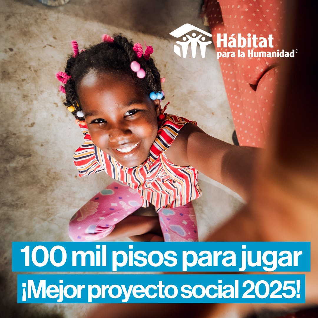 Celebrando #DíaMundialDelHábitat con el premio que <a href="/fmapfre/">Fundación MAPFRE</a> otorgó a nuestra iniciativa #100milpisosparajugar como Mejor Proyecto por su Impacto Social. 
🏡+22.000 pisos de concreto construidos
👨‍👩‍👧‍👦+100.000 familias en 11 países
💙Salud, dignidad y futuro para miles en #LAC