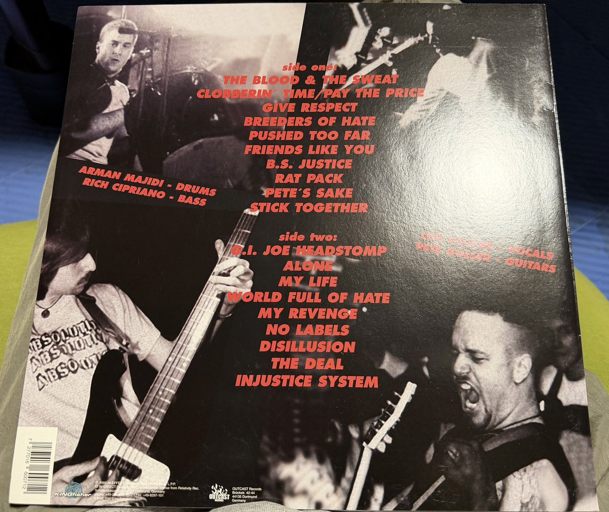 poochandog's tweet photo. #SickOfItAll
Blood, Sweat And No Tears
新品未使用
ヤフオクで土曜日にこの代物が2000円で出ていたので何となく入札したら私以外誰も入札者がおらず超安価な値段のまま落札いたしました🤣
しかも新品未使用ってのが凄いです💿
色は赤透けヴァイナルです🟥 https://t.co/4MC90ZJGKi
