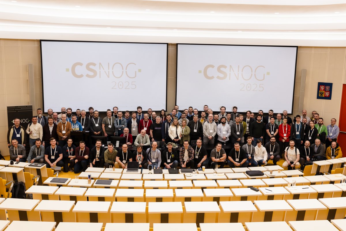 CSNOG_EU's tweet image. Call for Abstracts jsou otevřeny, zájemci o vystoupení se mohou hlásit do třech programových sekcí. #novinka: nic.cz/page/4576/csno… #CSNOG #CSNOG2026 #spravcisiti #cesko #slovensko @CESNET_cz @CZ_NIC @NIX_CZ @UTBZlin 
#CfA #CfP
