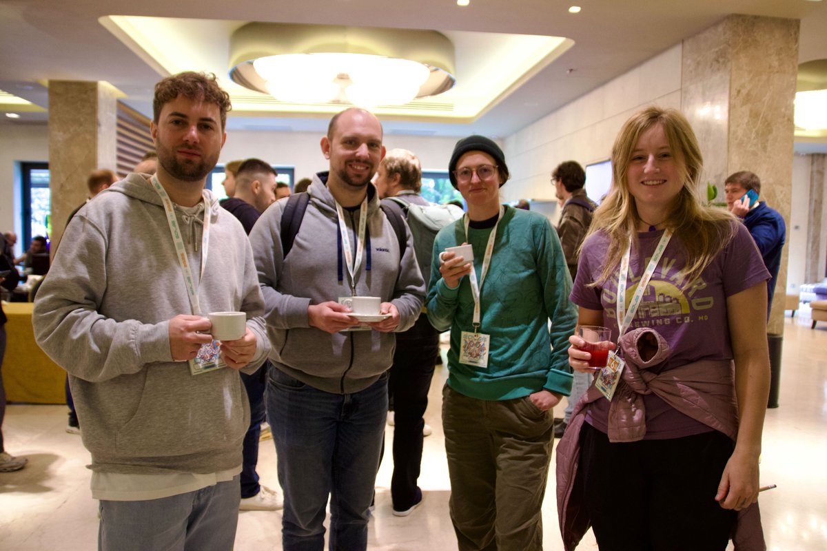 golab_conf's tweet photo. ☕️ Coffee break at #GoLab2025!
Great conversations and networking happening all around.
The venue is buzzing with Gophers sharing ideas and experiences!
#GoLang #GoCommunity #CoffeeBreak https://t.co/91mW60Rnv0
