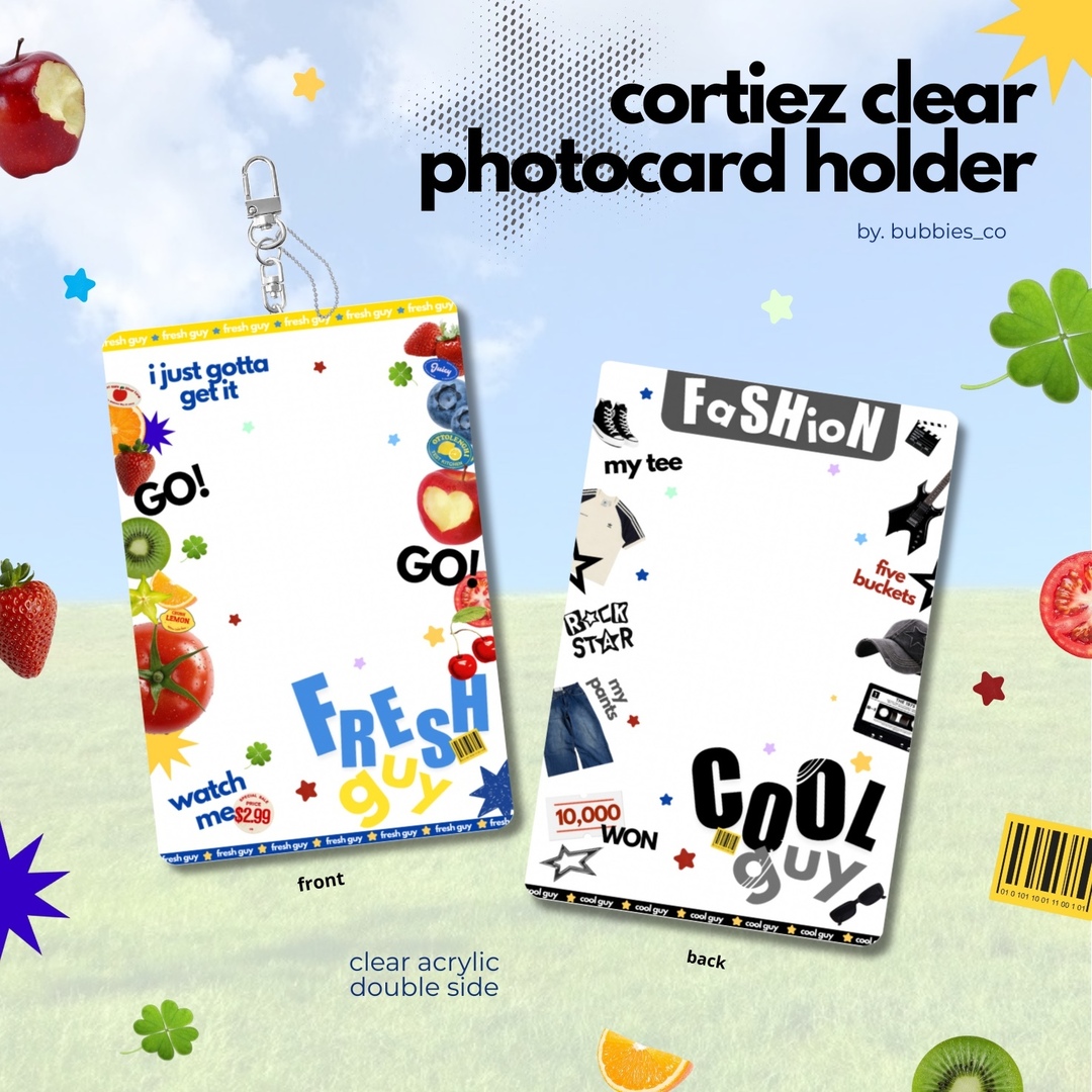 Corsell! Hii! Aku mau open pre order clear photocard holder 🤩 ini double side yaa! adakah yang minat di tag pas open? Boleh drop usn yaa ❤️❤️