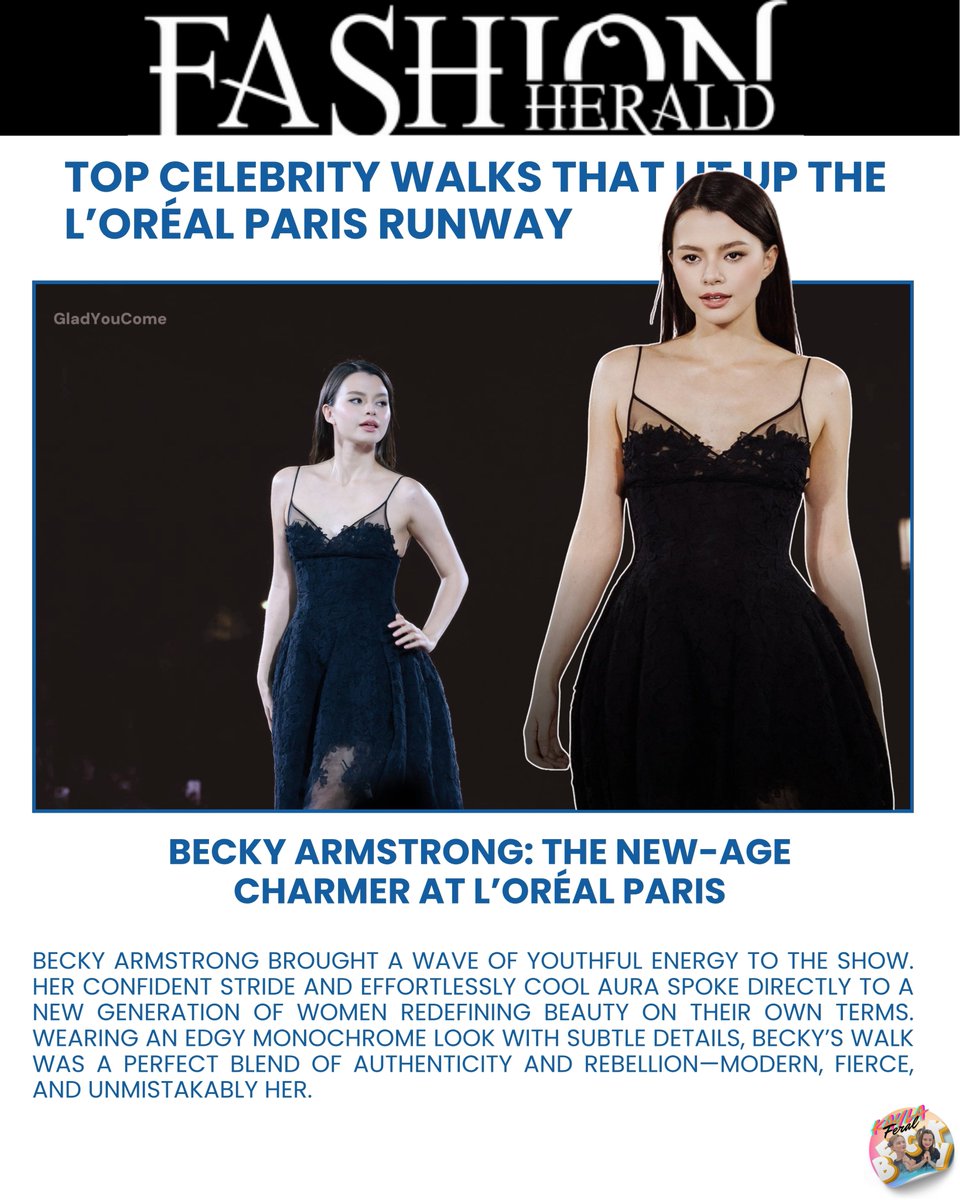 kaybecfer's tweet photo. Becky Armstrong: The New-Age Charmer at L’Oréal Paris

https://t.co/w9O0DzumjG

BECKY WITH LOREAL PARIS
#Beckysangels
#LOrealParisxBecky
#LOrealParisTH
#LEDEFILELOREAL #WORTHIT
#pfw #ParisFashionWeek https://t.co/zVLAaQ8eaP