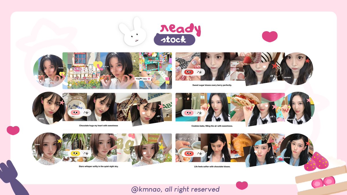 kmnao's tweet photo. a repost will be appreciated! thank you.

halo mentemen, aku bawa clearance sale layout girlgroup! buat harganya bisa cek di alt dan bs retext nick onli yap! yuk buruan jajan karena sehabis ini mau aku hapus filenya 🫰

#zonauang https://t.co/4RY2bzR9wh