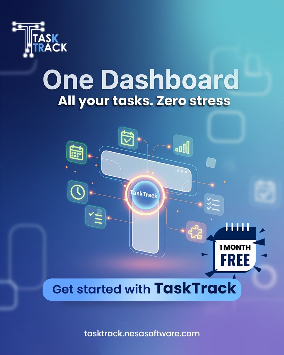 nesasoftware's tweet image. Stay on top of every task with Task Track - Your all in one productivity hub

Track progress,manage deadlines and simplify your work flow

#TaskTrack #productivity #nesa #projecamagment