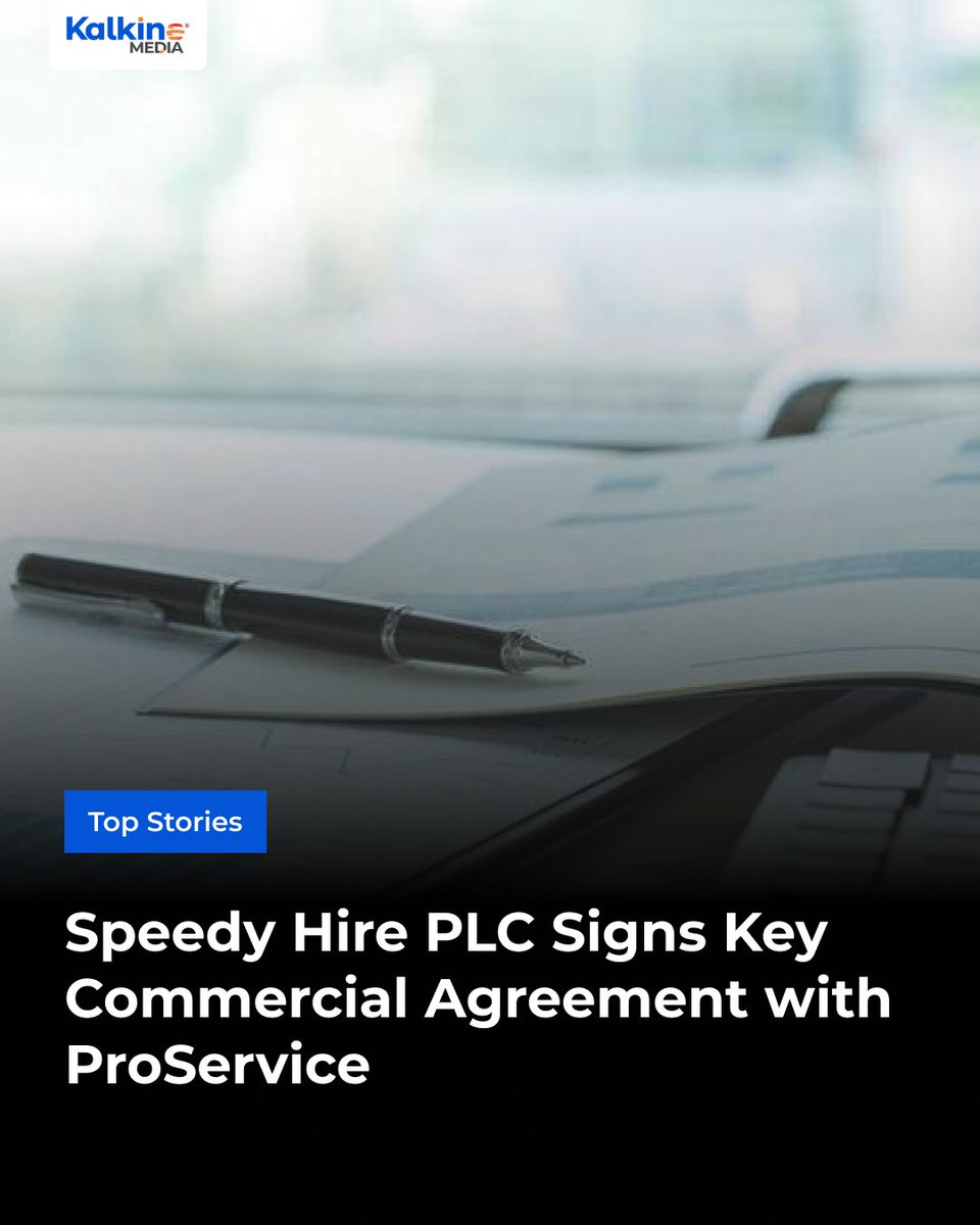 kalkine_uk's tweet image. Speedy Hire signs on with ProService — a move that underscores its push toward service innovation and market expansion.
zurl.co/MjKOC 

#SpeedyHire #ProService #CommercialAgreement #UKCorporate #MarketMove
