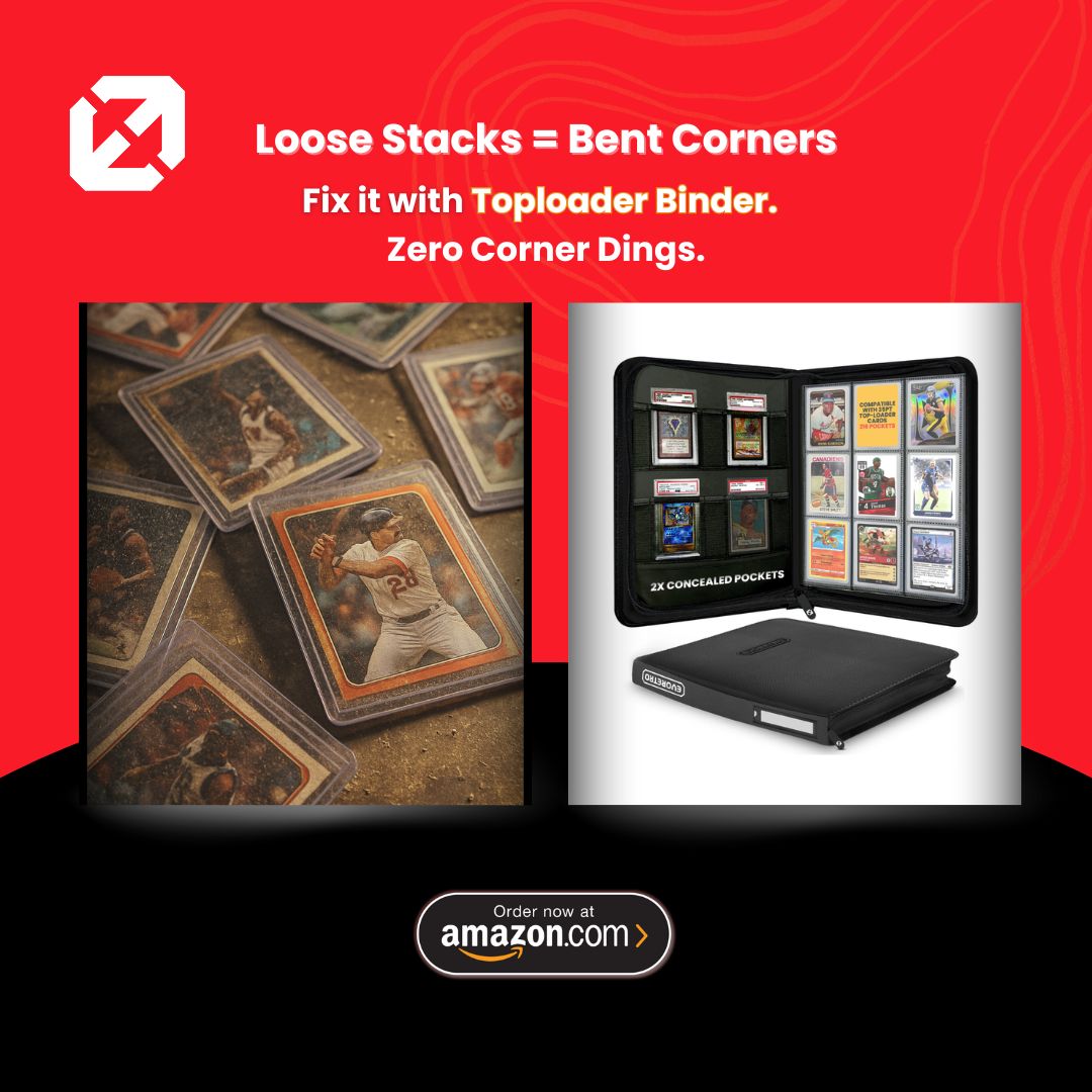 EvoLetsGame's tweet image. Organize your collection the smart way. EVORETRO Toploader Binder = secure storage, quick access, travel-ready design.
Amazon: amzn.to/4mOg0CA  
#CardCollecting #PokemonTCG #sportscards #mtcgcards