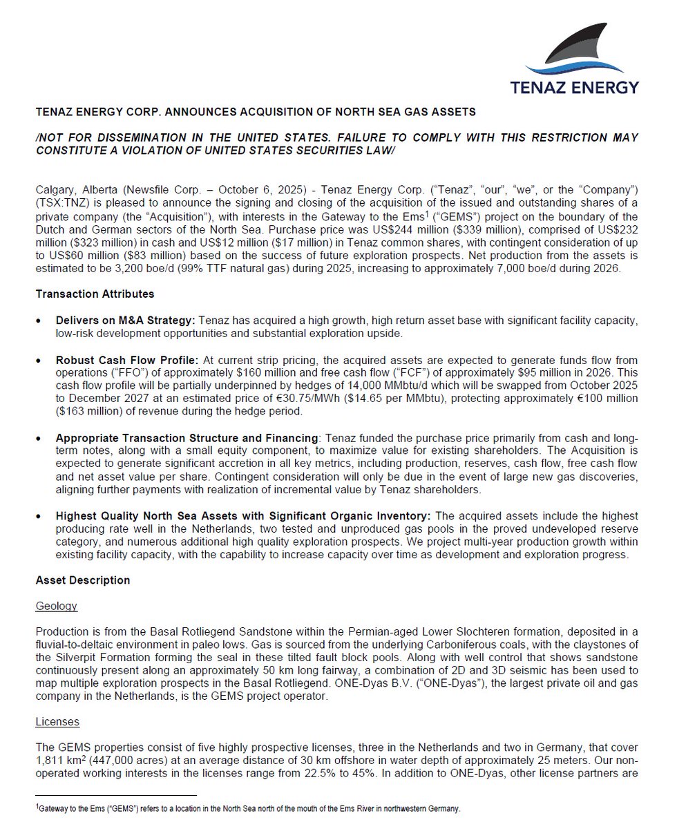 TenazEnergy's tweet image. Tenaz Energy Corp. Announces Acquisition of North Sea Gas Assets

chrome-extension://efaidnbmnnnibpcajpcglclefindmkaj/static1.squarespace.com/static/6164cf3…