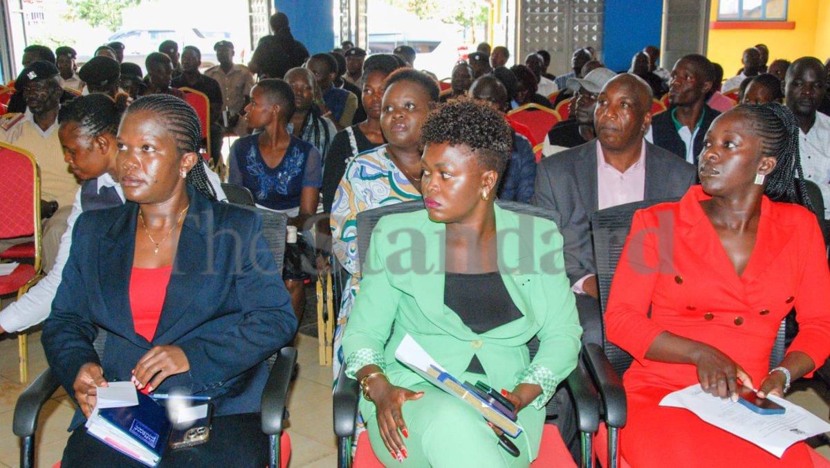 StandardKenya's tweet photo. Proceedings during the rollout of the National Youth Opportunities Towards Advancement (NYOTA) Project, presided over by Permanent Secretary, State Department for Children Services, Carren Ageng'o Achieng, at Mama Grace Social Hall, Kisumu. 
Photos: Michael Mute. https://t.co/xzHbTlNX5O