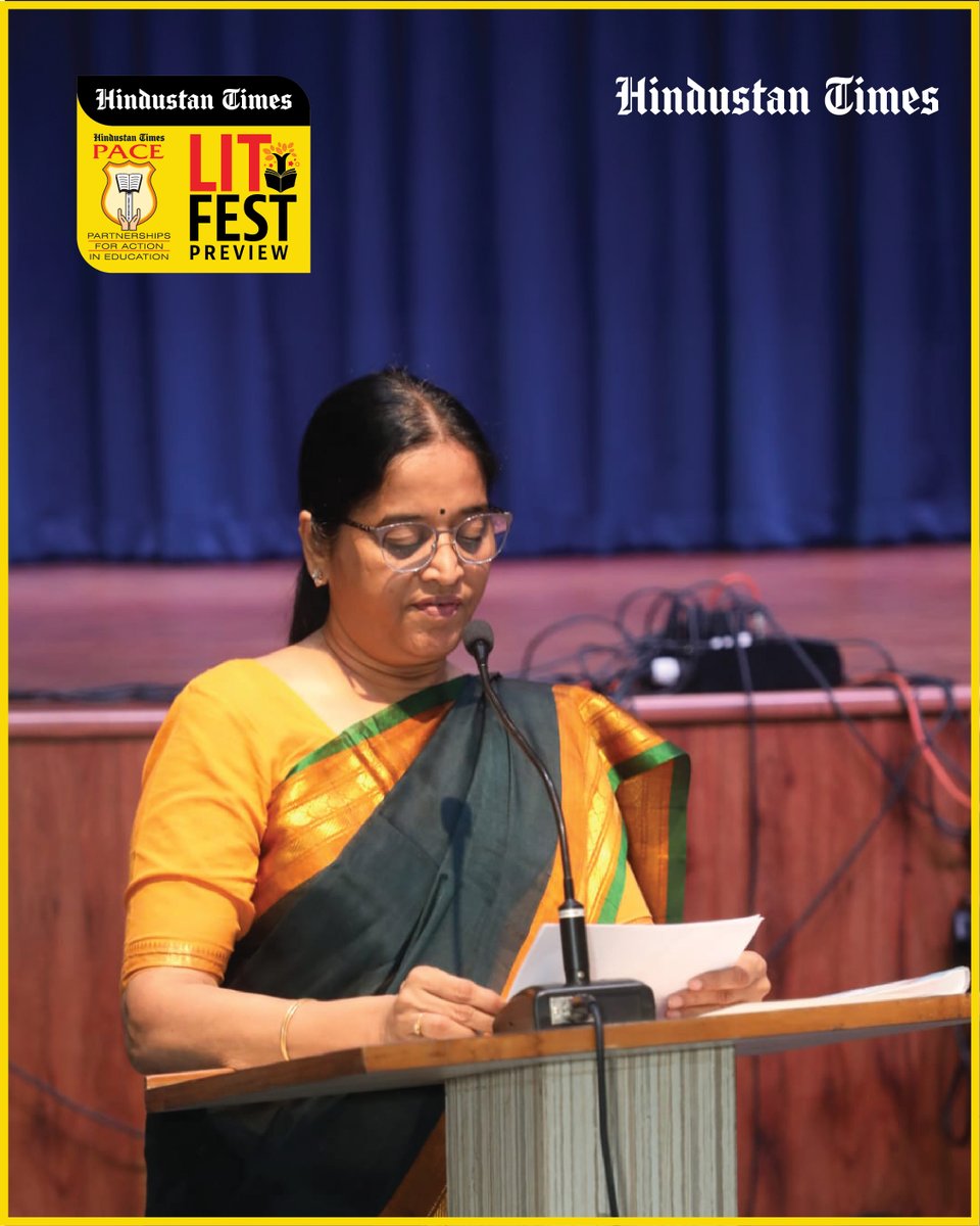 htTweets's tweet photo. The #HTLitFestPreview at K.D.B. Public School, Ghaziabad, was a truly enriching experience for students, featuring a storytelling session, a Rhythmshala workshop, and a series of fun, engaging competitions.

Renowned storyteller, children’s author, and TEDx speaker Simi Srivastava captivated the audience with her immersive narrations, while Rhythmshala, led by rhythmist and music enthusiast Ankur Sharan, kept students hooked with an energetic workshop on beats and rhythm.

#HTLitFest #HTLitFestPreview #Storytelling #HTPACE @htschooltweets