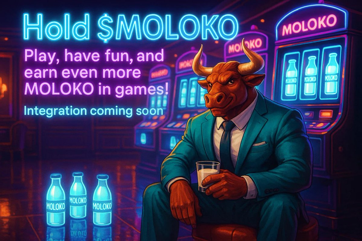 Happy new week! 

Play, have fun and earn even more MOLOKO in games! 💎

Integration coming soon.

Ca:
EQBUxK0Q698FzE1pRMHvceLmoP3S9Xc6JUcNpZQ0DTNxOL4x