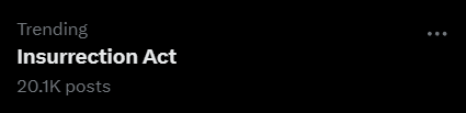 Help a Brit understand this one:
Isn't the Insurrection Act repugnant to the constitution? Allowing for the deployment of US Military against an armed militia, rebelling against federal law and the govt.
Isn't that why you have 2A? To bear arms and form armed militias?