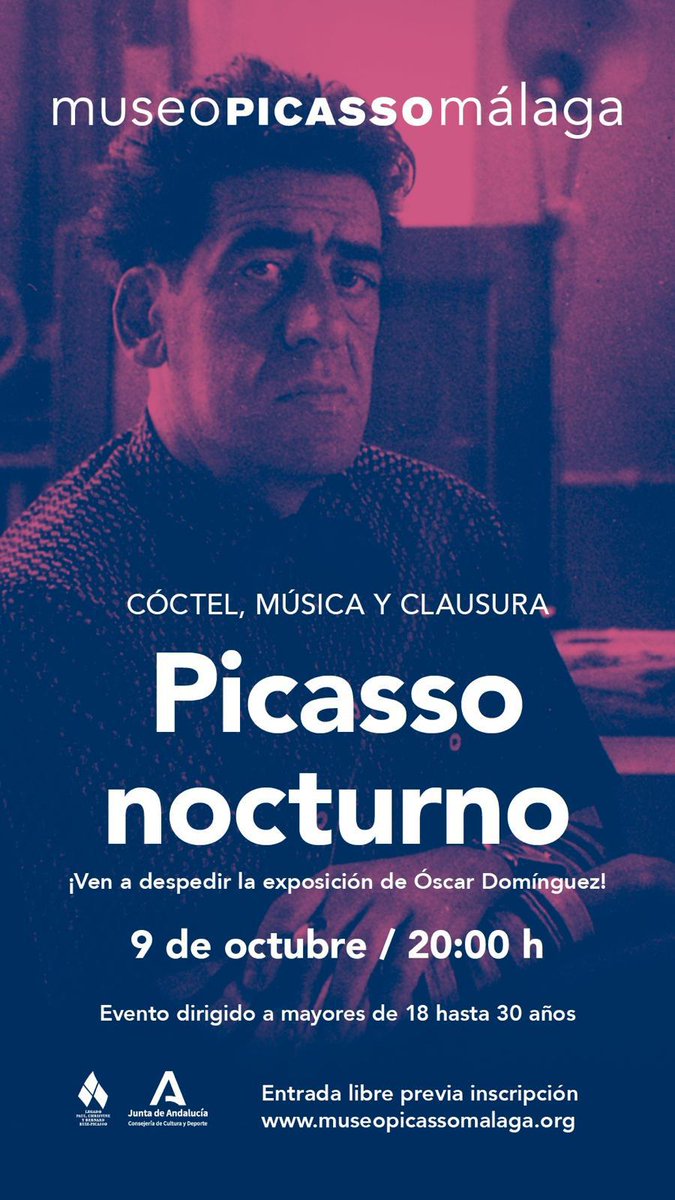 Apuntes de Arte (@apuntesarte) on Twitter photo Este jueves día 9 de octubre nos vemos en <a href="/mPICASSOm/">Museo Picasso Málaga</a> para despedir la exposición de Óscar Domínguez. ¡No te lo pierdas! Este jueves día 9 de octubre nos vemos en <a href="/mPICASSOm/">Museo Picasso Málaga</a> para despedir la exposición de Óscar Domínguez. ¡No te lo pierdas!