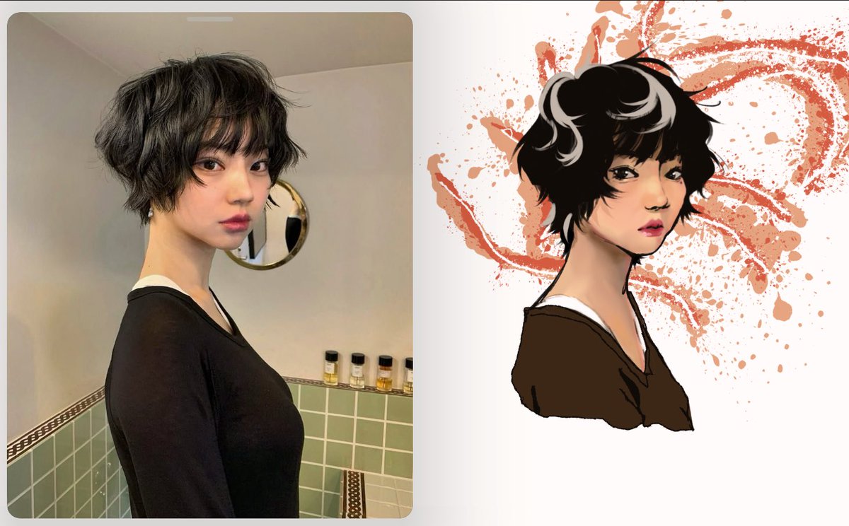 PuddinWolf's tweet photo. Reference photo from https://t.co/ygcjkNbwZX @isdmika on insta #art #procreateart https://t.co/ZjvJCNyD4e