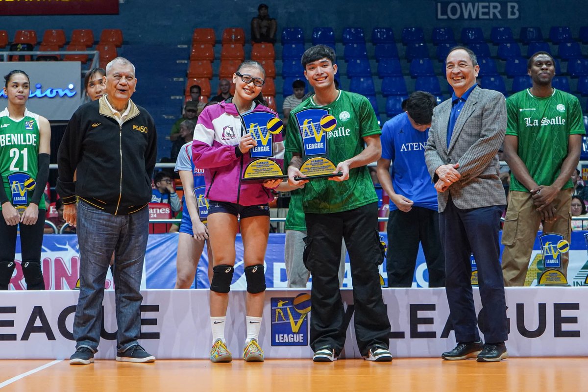 Shaina Nitura, Chris Hernandez make history as first MVPs for Adamson, La Salle in #VLeaguePH

#ReadMore 👉 tbti.me/s22tja