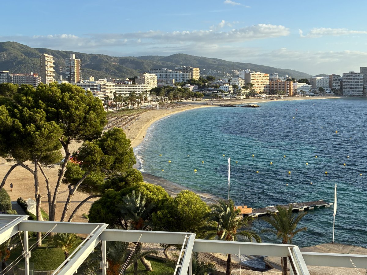 Sometimes I wake up with a view of the Kazakh steppes. And sometimes it’s #Magaluf. Time for another #ABTA Travel Convention. #Calvia