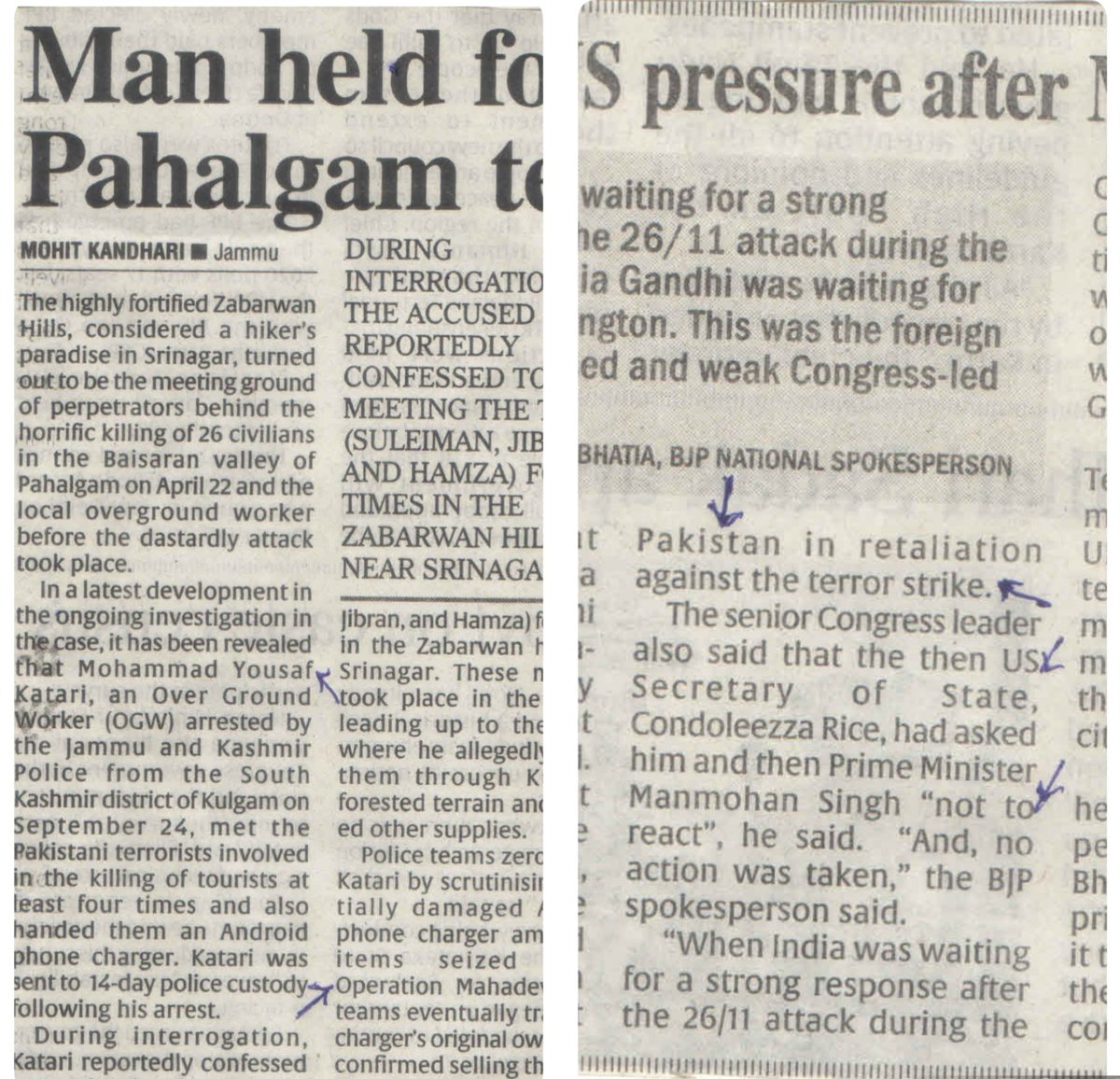 Debashisha_Hota's tweet image. Against #PahalgamTerrorAttack STRONG Action #OperationSindoor #OperationMahadev for @RSSorg #RSS100Years by @PMOIndia Sri @narendramodi &amp;amp; @adgpi

Where @INCIndia NOT Act STRONG against 26/11/2008 MUMBAI Attack

Sri @DrMohanBhagwat
@DattaHosabale
@AmitShah
@blsanthosh
@vijaypalbjp
